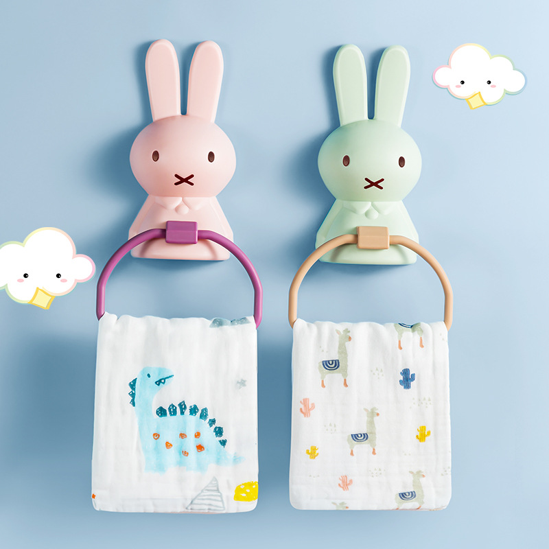 Home Edit Bathroom Storage - Uroczy wieszak na ręczniki Miffy bez