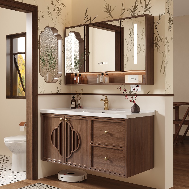 Home Bathroom Vanity Combo - Luksusowa, nowoczesna szafka z szufladami papierowymi,