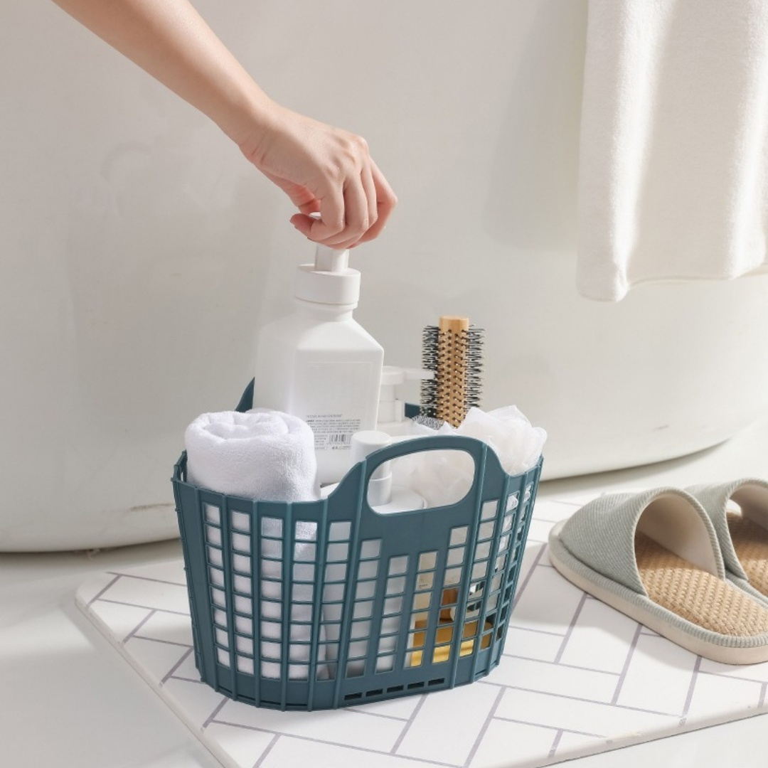 Nowoczesny składany kosz na pr – Home Essentials Bathroom Storage recenzja i cena
