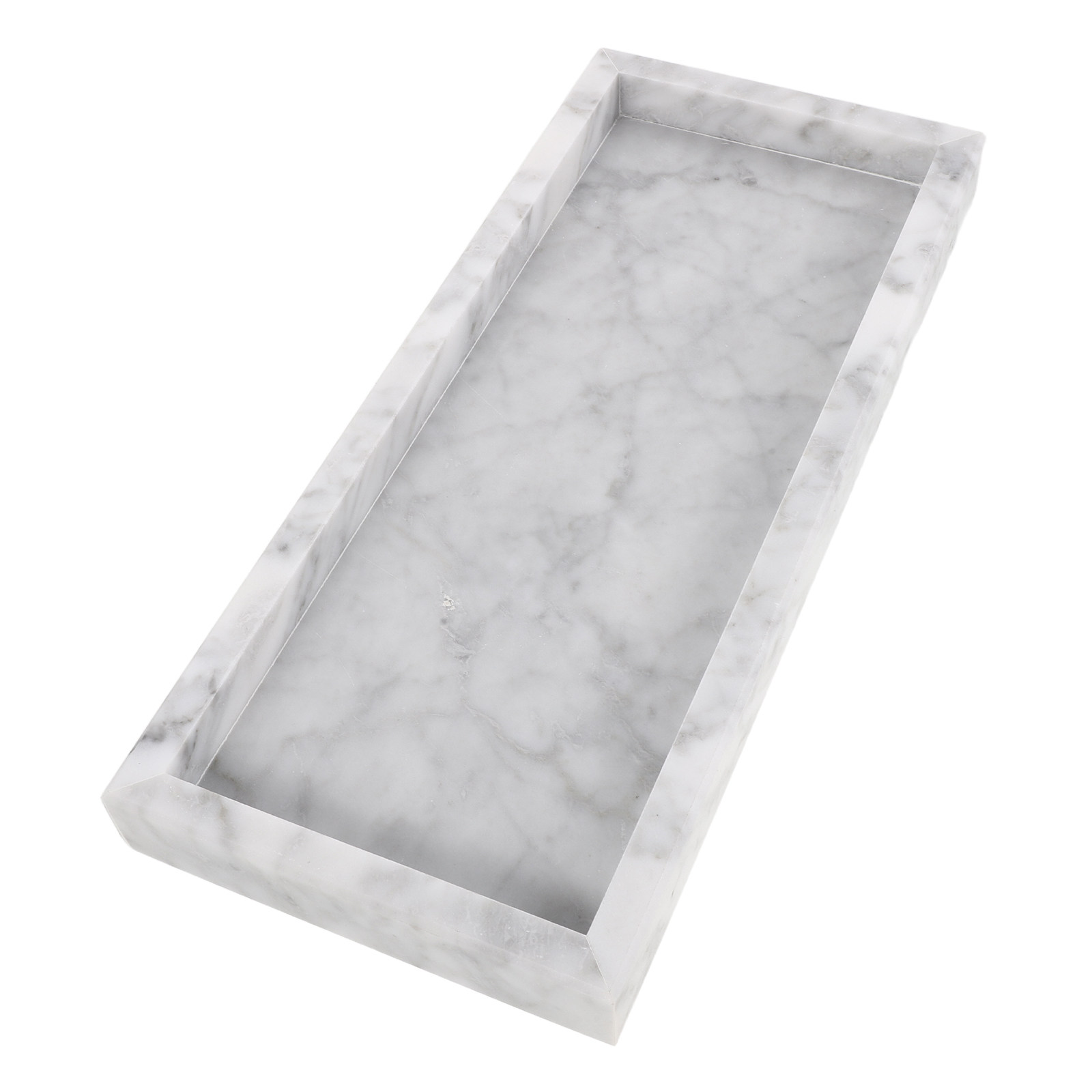 Prostokątny marmurowy tacy 12x – Home Bathroom Organizer recenzja i cena