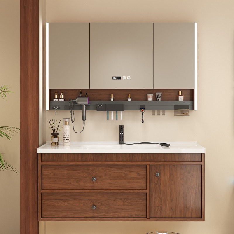 Szafka łazienkowa biała, regał – Home Bathroom Vanity Combo recenzja i cena