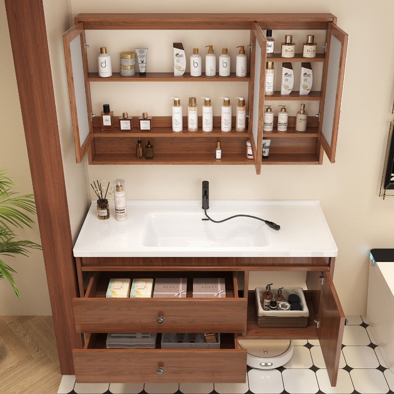 Szafka łazienkowa biała, regał – Home Bathroom Vanity Combo recenzja i cena