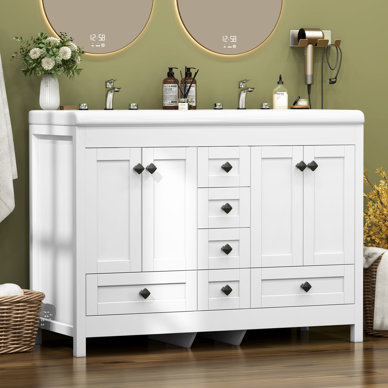 Szafka łazienkowa o długości 4 – Home Bathroom Vanity Combo recenzja i cena
