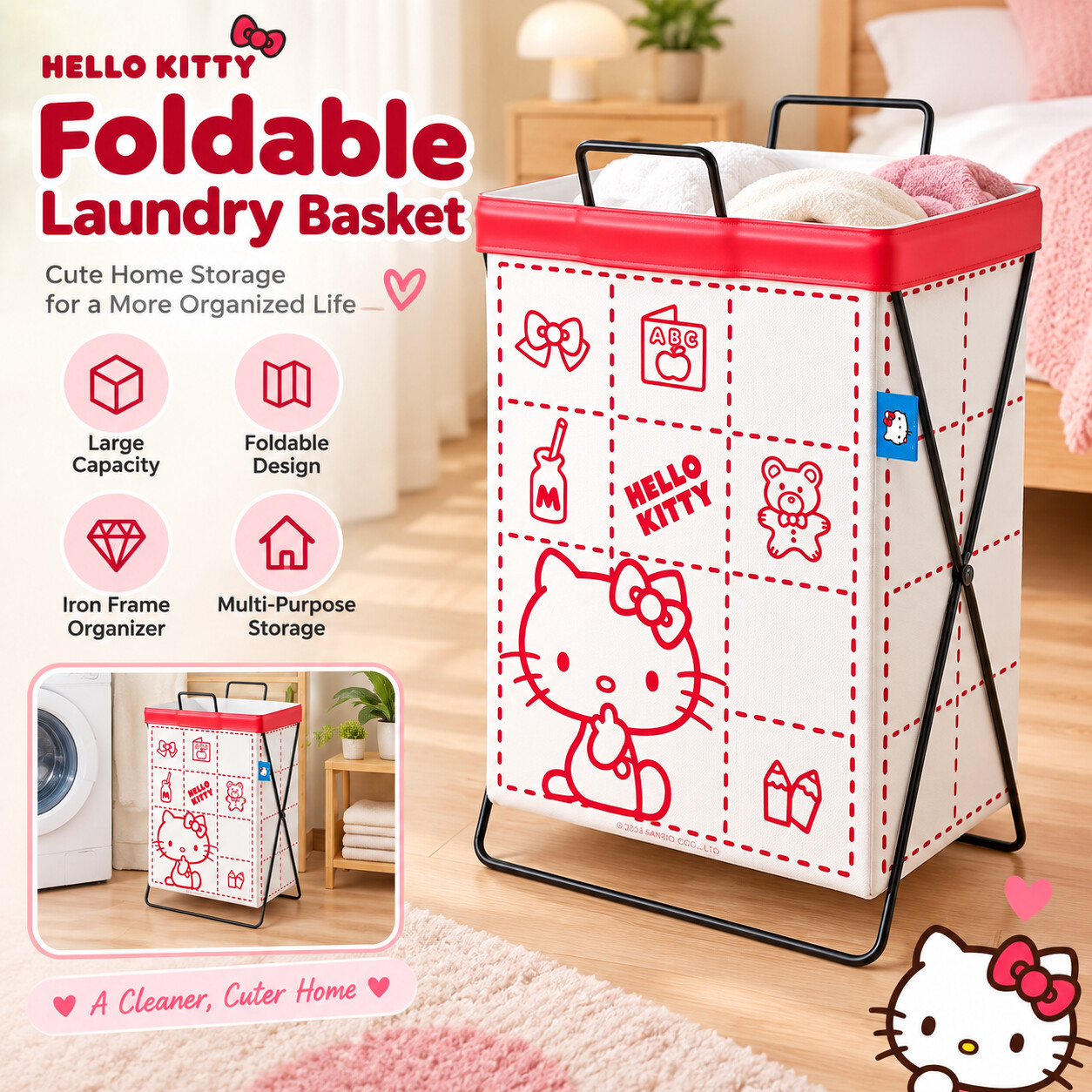 Cinnamoroll Kuromi Sanrio – me – Home Edit Bathroom Storage recenzja i cena