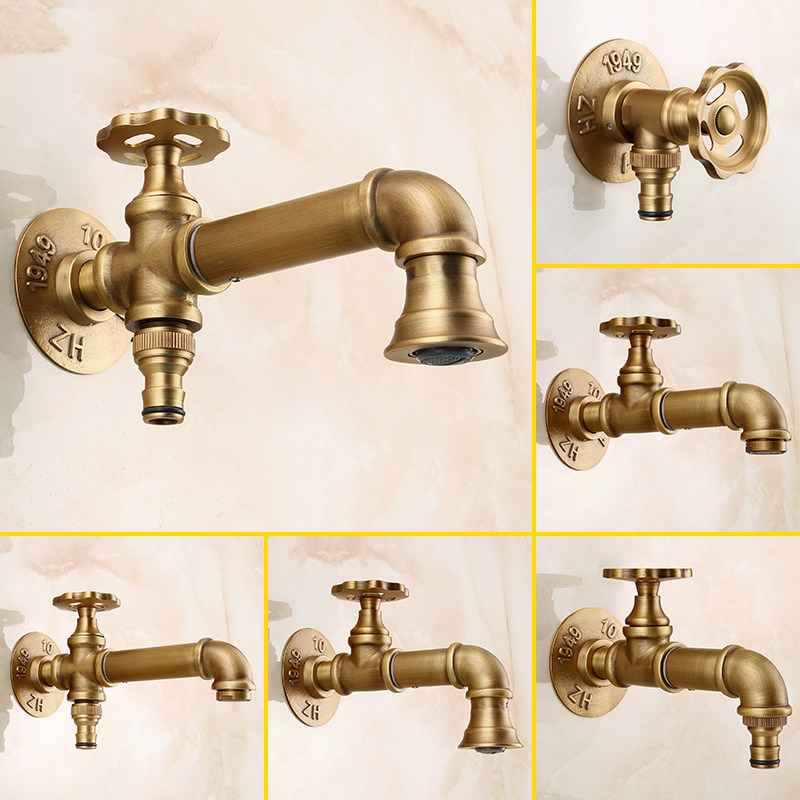 Mosiężny kran do pralki, antyc – Basin Mixer Tap recenzja i cena